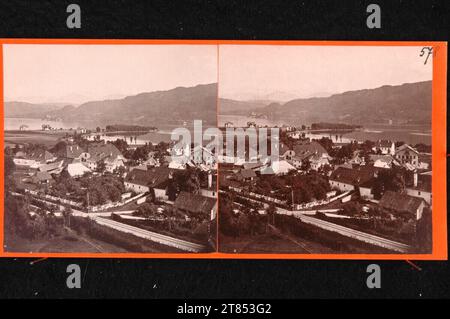 Johann Baptist Reiner Pörtschach am Wörther See près de Klagenfurt. Papier albumine, sur la boîte boîte / format stéréo 1862-1880 , 1862/1880 Banque D'Images