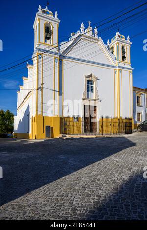 Igreja Matriz de Redondo, alias Igreja de Nossa Senhora da Anunciação Église notre-Dame de l'Annonciation Portugal Redondo est une municipalité située Banque D'Images