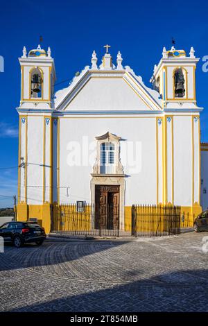 Igreja Matriz de Redondo, alias Igreja de Nossa Senhora da Anunciação Église notre-Dame de l'Annonciation Portugal Redondo est une municipalité située Banque D'Images
