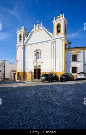Igreja Matriz de Redondo, alias Igreja de Nossa Senhora da Anunciação Église notre-Dame de l'Annonciation Portugal Redondo est une municipalité située Banque D'Images