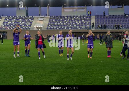 Florence, Italie. 18 novembre 2023. Florence, Italie, 22 octobre 2023 : lors du match de Serie A Women League entre Fiorentina Women et Como Women au Viola Park à Florence, Italie. (Sara Esposito/SPP) crédit : SPP Sport Press photo. /Alamy Live News Banque D'Images