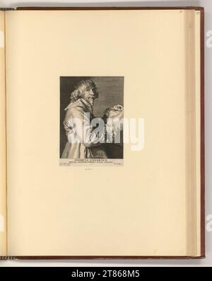 Paulus Pontius (graveur) PortRIOR HENRICUS STEENWYCK. Gravure sur cuivre 1630 -1641, 1630/1641 Banque D'Images
