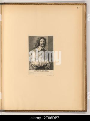 Schelte Adamsz. Bolswert (graveur) Portrait adrios frères. Gravure sur cuivre 1630-1645, 1630/1645 Banque D'Images