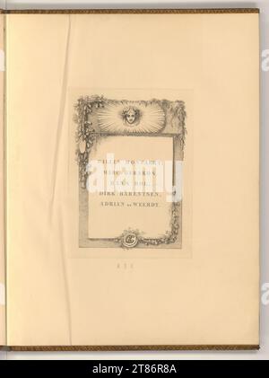 Joseph Fischer (Ausführende r Künstler in) Gillis Mostaert. Marc Gerards. Hans bol. Dirk Barentsen. Adrian de Weerdt .. gravure après 1822 Banque D'Images