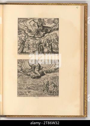 Harmen Jansz. Muller (graveur) les quatre tempéraments. Gravure sur cuivre, gravure 1566, 1566 Banque D'Images