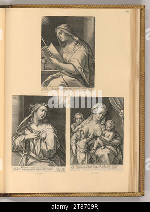 Crispin de passe (II) (graveur) personnifications des vertus. Gravure sur cuivre 1584-1670, 1584/1670 Banque D'Images