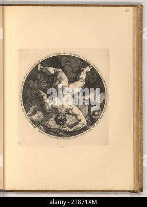 Hendrick Goltzius (graveur) Tantalus. Gravure sur cuivre 1588, 1588 Banque D'Images