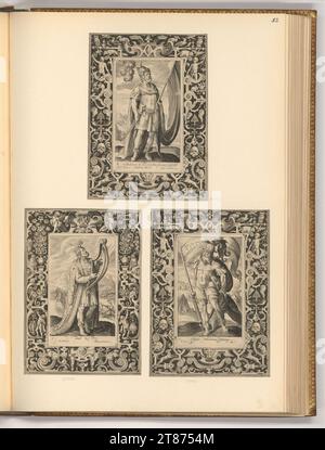 Nicolaes de Bruyn (graveur) les douze empereurs. Gravure sur cuivre 1594, 1594 Banque D'Images