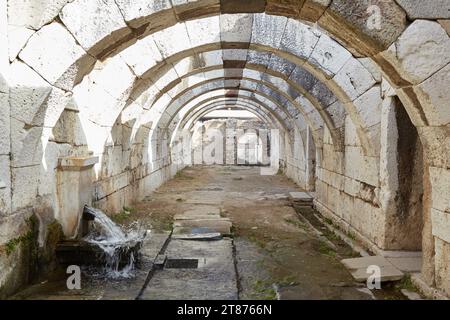 L'ancienne agora de Smyrne, aujourd'hui Izmir Banque D'Images