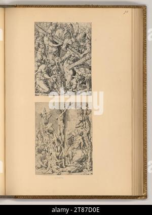 Dirck Volkertszoon Coornhert scènes de passion. Gravure, gravure sur cuivre 1540-1590, 1540/1590 Banque D'Images