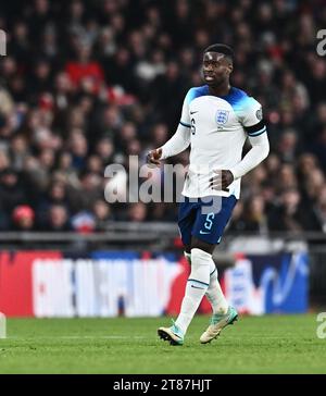 LONDRES, ANGLETERRE - novembre 17 : Marc Guehi de l'Angleterre d'Angleterre lors du match de qualification européen de l'UEFA EURO 2024 entre l'Angleterre et Malte à Wemble Banque D'Images