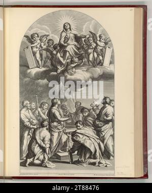 Gioan Antonio Lorenzini (graveur) le jour de l'Assomption. gravure 1685-1740, 1685/1740 Banque D'Images