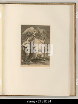 Francesco Bartolozzi (graveur) Frontispiz, livre de musique pour quatuor de Charles Fred Abel. Gravure, gravure sur cuivre 1748-1815, 1748/1815 Banque D'Images