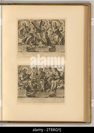 Pieter van der Heyden (graveur) Apôtre. Gravure sur cuivre 1568, 1568 Banque D'Images