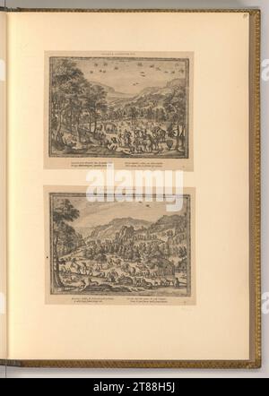 Pieter Van der Borcht (graveur) l'établissement d'Adam au paradis ; création EVAS. gravure 1581, 1581 Banque D'Images
