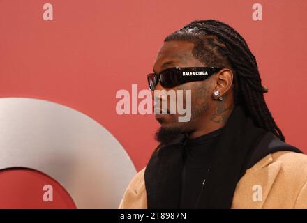 Offset participe à 2023 GQ Men of the Year au Bar Marmont le 16 novembre 2023 à Los Angeles, en Californie. Photo : crash/imageSPACE Banque D'Images