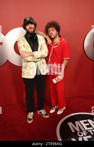 LIL Dicky, Benny Blanco participent à 2023 GQ Men of the Year au Bar Marmont le 16 novembre 2023 à Los Angeles, en Californie. Photo : crash/imageSPACE Banque D'Images