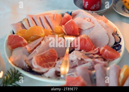 Petit déjeuner polonais de Noël © Wojciech Strozyk / Alamy stock photo Banque D'Images