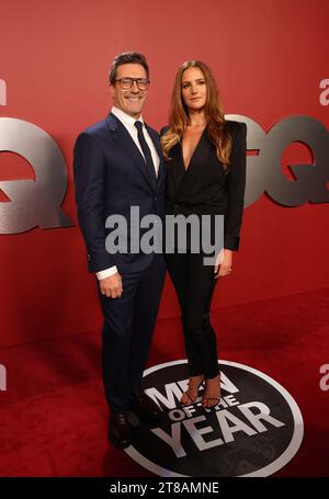 Anna Osceola et Jon Hamm assistent à 2023 GQ Men of the Year au Bar Marmont le 16 novembre 2023 à Los Angeles, en Californie. Photo : Crash/imageSPACE/MediaPunch Banque D'Images