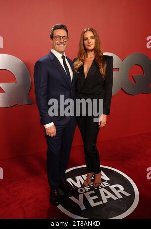 Anna Osceola et Jon Hamm assistent à 2023 GQ Men of the Year au Bar Marmont le 16 novembre 2023 à Los Angeles, en Californie. Photo : Crash/imageSPACE/MediaPunch Copyright : xCrashx crédit : Imago/Alamy Live News Banque D'Images