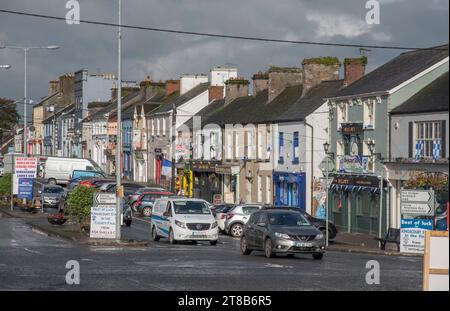 Main Street dans Kingscourt County Cavan Irlande Banque D'Images