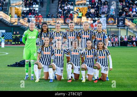 Biella, Italie. 19 novembre 2023. Biella, Italie, 19 novembre 2023 : équipe de la Juventus sur le terrain vs Inter (Marangon Andrea/SPP) crédit : SPP Sport Press photo. /Alamy Live News Banque D'Images