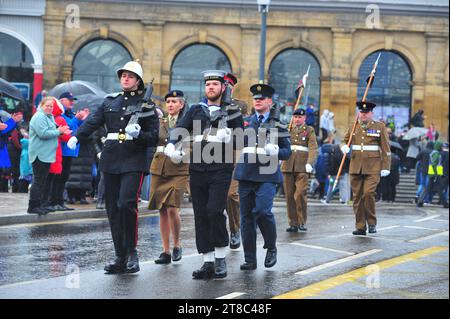 Dimanche du souvenir, Liverpool, 12 novembre 2023. Banque D'Images