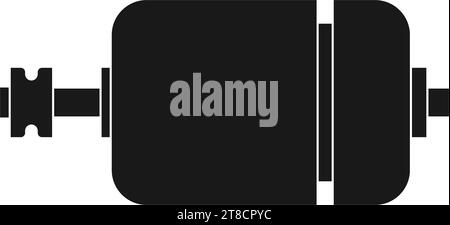 conception d'illustration vectorielle d'icône de moteur électrique Illustration de Vecteur