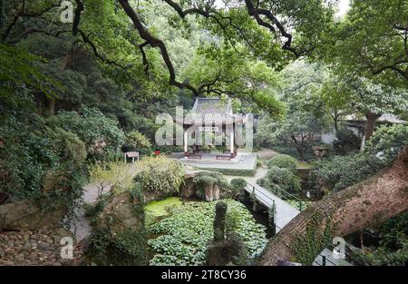 Parc Zhongshan, le palais impérial temporaire, à Hangzhou, province du Zhejiang, Chine Banque D'Images