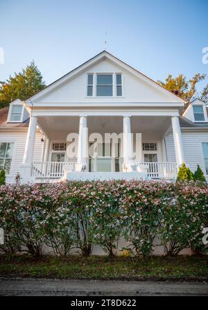 Carl Sandburg Home National Historic site, zone de randonnée à Flat Rock, Caroline du Nord Banque D'Images