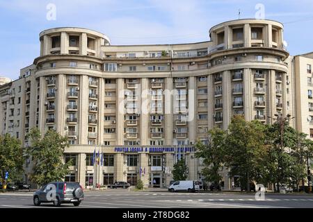 Poste de police locale et municipale, Bulevardul Libertății, Centre civique, Centre historique, Bucarest, municipalité de Bucarest, Roumanie, Europe Banque D'Images