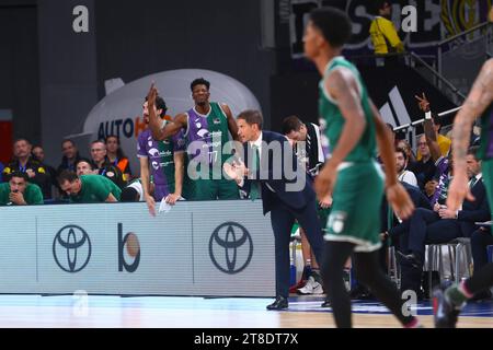 Madrid, Espagne. 19 novembre 2023. 19 novembre 2023 ; Wizink Center ; Liga Endesa ; ACB ; Real Madrid vs Unicaja ; 900/cordon Press Credit : CORDON PRESS/Alamy Live News Banque D'Images