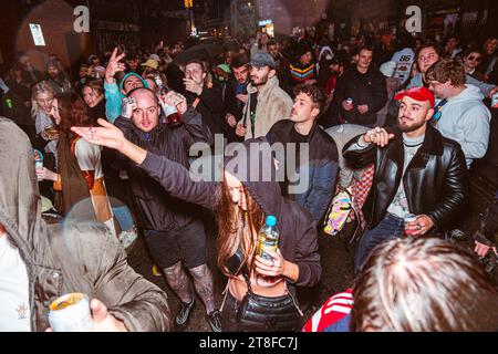 Save Our Scene organise une rave de cinq villes à travers le Royaume-Uni pour promouvoir la campagne Culture Calling, alors que 1/3 sites ferment depuis la pandémie en raison des impôts Banque D'Images