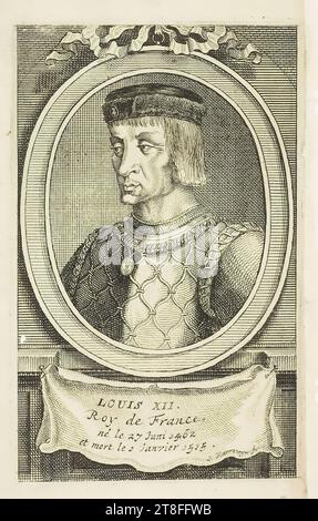 LOUIS XII, roi de France, né le 27 juin 1462 et décédé le 1 janvier 1515 Banque D'Images