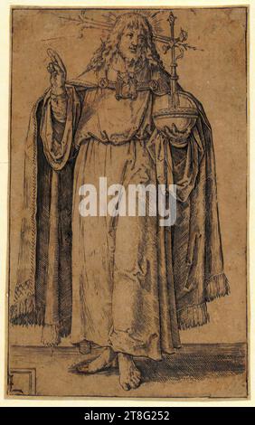 Dans le courant de la colère - Gravure sur bois - 1963 En vente sur