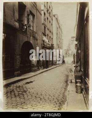 Collège de Chanac, 12 rue de Bièvre, 5e arrondissement, Paris, Atget, Eugène (Jean Eugène Auguste Atget), photographe, Photographie, Arts graphiques, Albumen print, dimensions - travail : hauteur : 21,4 cm, largeur : 17,3 cm Banque D'Images