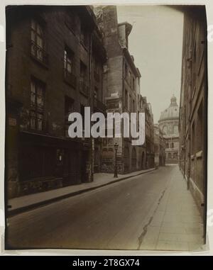 Palais de l'Institut de France, rue Mazarine, 6e arrondissement, Paris, Atget, Eugène (Jean Eugène Auguste Atget), photographe, Photographie, Arts graphiques, Albumen print, dimensions - travail : hauteur : 21,7 cm, largeur : 17.9cm Banque D'Images