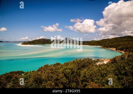 Whitehaven Beach sur les Whitsundays Banque D'Images