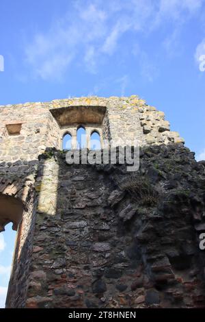 Vieux château Münzenberg Banque D'Images