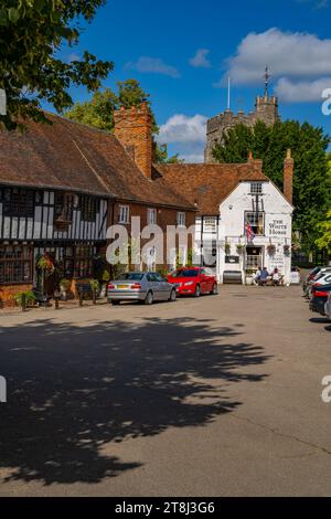 The Square à Chilham Kent Banque D'Images