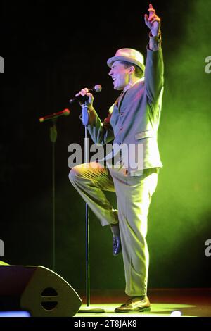 Zagreb, Croatie. 20 novembre 2023. Les acteurs jouent dans la comédie musicale « Simply the Best - The Tina Turner Story » au Drazen Petrovic Basketball Hall, à Zagreb, Croatie, le 20 novembre 2023. Photo : Tomislav Miletic/PIXSELL crédit : Pixsell/Alamy Live News Banque D'Images