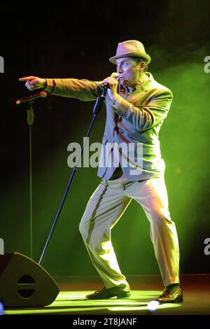 Zagreb, Croatie. 20 novembre 2023. Les acteurs jouent dans la comédie musicale « Simply the Best - The Tina Turner Story » au Drazen Petrovic Basketball Hall, à Zagreb, Croatie, le 20 novembre 2023. Photo : Tomislav Miletic/PIXSELL crédit : Pixsell/Alamy Live News Banque D'Images