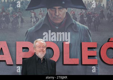 Ridley Scott assiste au photocall de la première du film NAPOLÉON au Museo del Prado à Madrid le 20 novembre 2023 Espagne Banque D'Images