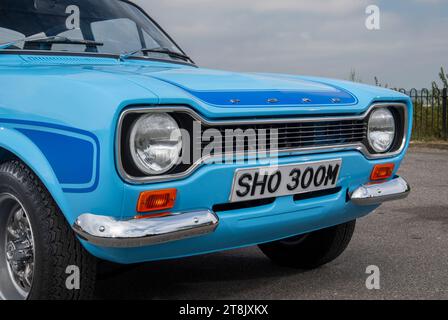 1973 Mk1 Ford Escort RS2000 classique voiture de sport britannique des années 1970 Banque D'Images