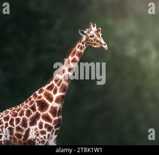 Girafes de Rothschild (girafa camelopardalis rothschildi) Banque D'Images