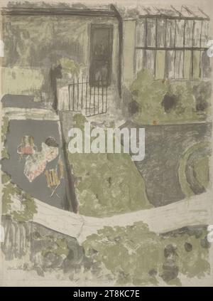 Maison de campagne, Edouard Vuillard, Cuiseaux, Saône-et-Loire, 1868 - 1940 la Baule, tirage, lithographie, feuille : 67,5 x 52,2 cm Banque D'Images