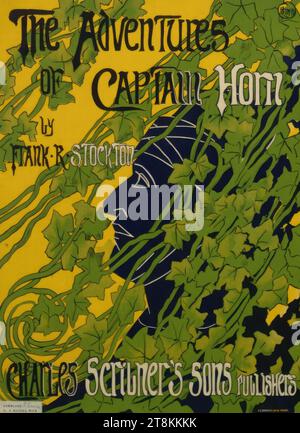 Les aventures du capitaine Horn par Frank R. STOCKTON, Blanche McManus, USA, 1869, 1870?, - 1935, 1895, tirage, lithographie couleur, feuille : 410 mm x 305 mm Banque D'Images