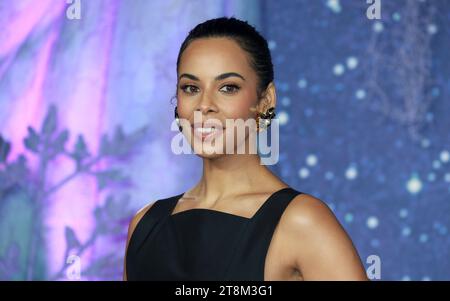 Londres, Royaume-Uni. 20 novembre 2023. Rochelle Humes assiste à la première britannique « Wish » à l'Odeon Luxe Leicester Square à Londres. Crédit : SOPA Images Limited/Alamy Live News Banque D'Images