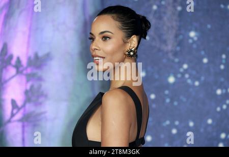 Londres, Royaume-Uni. 20 novembre 2023. Rochelle Humes assiste à la première britannique « Wish » à l'Odeon Luxe Leicester Square à Londres. Crédit : SOPA Images Limited/Alamy Live News Banque D'Images