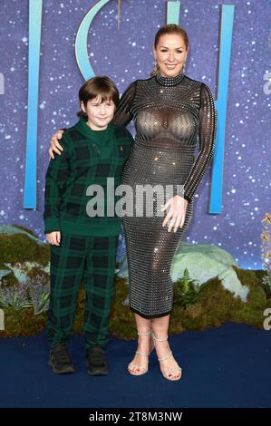 Londres, Royaume-Uni. 20 novembre 2023. Claire Sweeney assiste à la première britannique « Wish » à l'Odeon Luxe Leicester Square à Londres. Crédit : SOPA Images Limited/Alamy Live News Banque D'Images